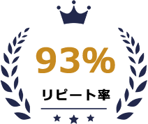 リピート率93%